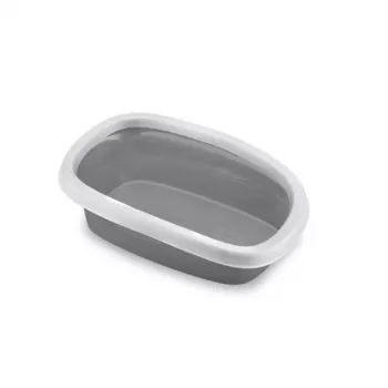 Litière pour chat STEFANPLAST Sprint 10 43x31x14 cm blanc/gris