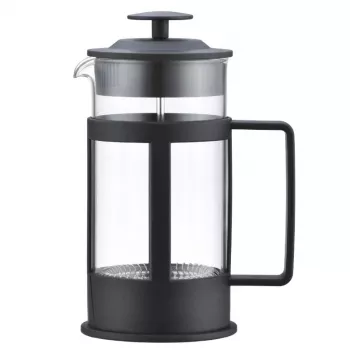 Cafetière à piston GULFI L 1 L en verre borosilicate et acier inoxydable ASI COLLECTION