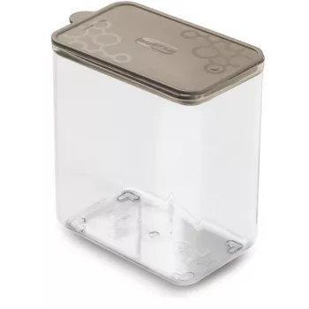 Boîte de conservation rectangulaire L 1,8 L Con.Tengo 15,5x10x17,1 cm gris-marron GIOSTYLE