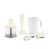 Ensemble d'accessoires pour mixeur plongeant SMEG HBAC11CR, 4 pièces, crème