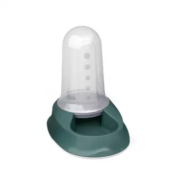 Distributeur automatique d'aliments et d'eau pour animaux Chic, 2 L, vert STEFANPLAST
