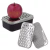 Ensemble de 3 râpes à main ASI COLLECTION en acier inoxydable