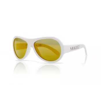 Lunettes de soleil enfant SHADEZ Classic White Teeny, 7-15 ans