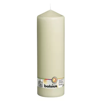 Abat-jour cylindrique pour bougie BOLSIUS Ø300x98mm beige