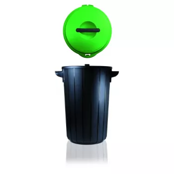 Poubelle GIOSTYLE Eco Solution 35 L gris foncé/vert