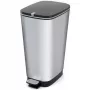 Poubelle à pédale KIS Metallic Chic L 45 L gris acier