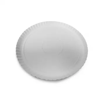 Moules à gâteau ronds en papier bio Easy Bake GUARDINI Ø34 cm blancs, ensemble de 2