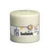 Bougie cylindre Mamoth BOLSIUS à 3 mèches Ø150x150 mm beige