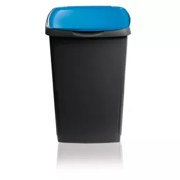Poubelle GIOSTYLE Eco Solution 45 L gris foncé/bleu