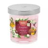 Bolsius Floral Fusion Jasmine & Mango Scented Candle in Glass, 80x72 mm
