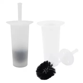 Brosse de toilettes SAUBER avec support Frost