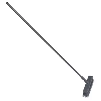 Brosse extérieure SAUBER avec manche 34 cm gris