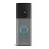 Sonnette vidéo sur batterie Ring Battery Video Doorbell 2 - 2K, audio bidirectionnel, gris tacheté