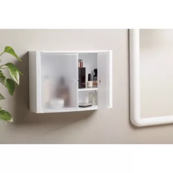 TATAY Horizontal Bathroom Cabinet White/Glazed