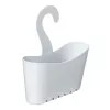 TATAY Hanging Bathroom Multifunctional Shelf 25x9x28 cm White