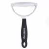 Microplane Peeler XL Swivel Peeler with Surgical-Grade Stainless Steel Blade, Ergonomic Soft-Touch Handle, Integrated Potato Eye Remover, Black