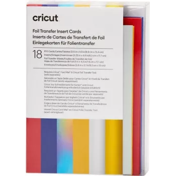 Cricut Insert Cards Foil Celebration R10 ensemble de cartes rouge, bleu (2009476)