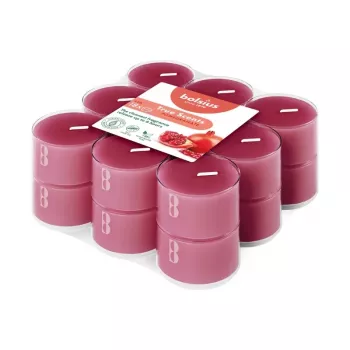 BOLSIUS True Scents bougies chauffe-plat parfumées à la grenade 18 pièces