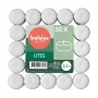 Bougies chauffe-plat BOLSIUS 50 pièces blanches