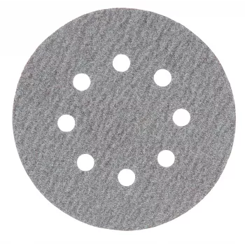Makita D-65838 disque abrasif 125 mm grain P80 lot de 10 fixation auto-agrippante 8 trous