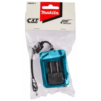 Makita CXT 12V max adaptateur de batterie Li-Ion avec sortie jack DC (5,5 x 2,1 mm), 2,2 A