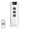 MOES YK2169 interrupteur de scène sans fil ZigBee 3.0, 4 voies, 12 scènes, alimenté par pile, blanc