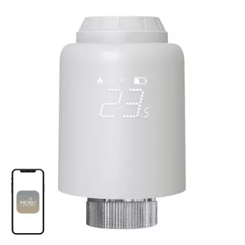 Tête thermostatique connectée MOES ZTRV-PJ-601-MS