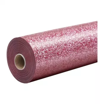 Film de transfert thermique à paillettes HTVRONT, 30,5 cm x 90 cm (rose)