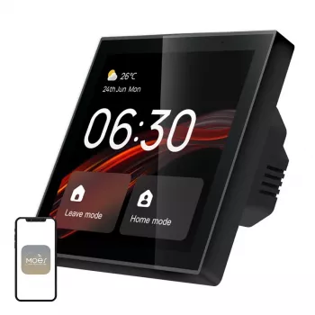 MOES CCP-TY-LN panneau de commande Wi-Fi/ZigBee avec écran LCD 4 inch