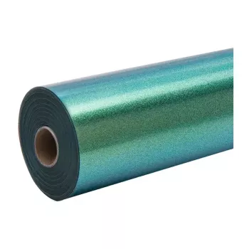 HTVRONT rouleau de vinyle de transfert thermique Chameleon 30,5 cm x 90 cm or-vert