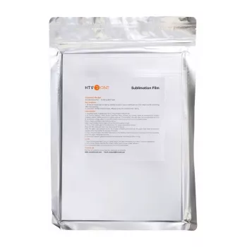 Film de sublimation HTVRONT A4, 21 x 29,72 cm (transparent)