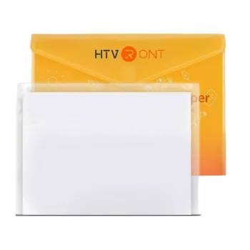 HTVRONT film autocollant brillant A4 (blanc) – 15 feuilles
