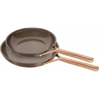 Ensemble de 2 poêles à frire ZWILLING Milano marron 20 cm & 28 cm