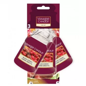 Désodorisant voiture YANKEE HOME Bonus Pack BLACK CHERRY YANKEE (lot de 2)