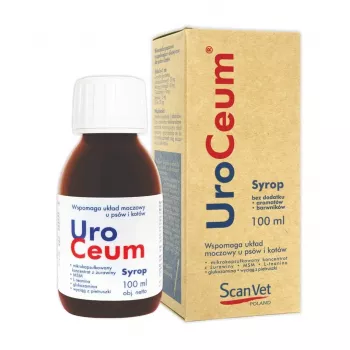 Complément urinaire liquide oral Scanvet Uroceum 100 ml pour chiens et chats