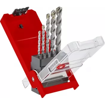 Coffret de 5 forets à béton à plaquettes carbure Einhell 38050 (4-10 mm)