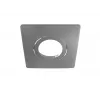 SYNERGY21 LED Morpheus 68 anneau de recouvrement carré orientable nickel brossé S21-LED-24V26018