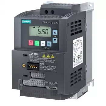 Variateur compact Siemens SINAMICS G120C 1,1 kW avec filtre intégré, 3 AC 380-480 V, IP20, FSAA 6SL32105BB211BV1