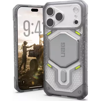 Coque UAG Urban Armor Gear Monarch Pro MagSafe Limited VEIL Collection pour Apple iPhone 18 Pro Max/17 Pro Max - Ice Transparent 114568114381