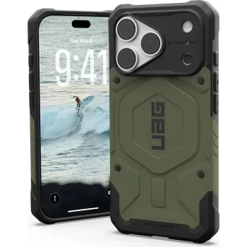 Coque UAG Urban Armor Gear Pathfinder MagSafe pour Apple iPhone 18 Pro/17 Pro - Olive Drab 114583117272