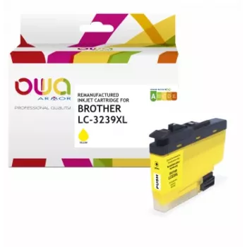 Cartouche d'encre jaune Armor OWA compatible avec Brother LC3239XLY (3 965 pages)