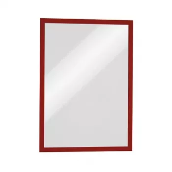 Cadre de présentation magnétique DURABLE DURAFRAME MAGNETIC A3 rouge lot de 5