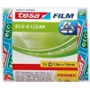 tesa tesafilm eco & clear Adhesive Tape, 10 m x 15 mm, Transparent, 3 Rolls 56997-00000-01