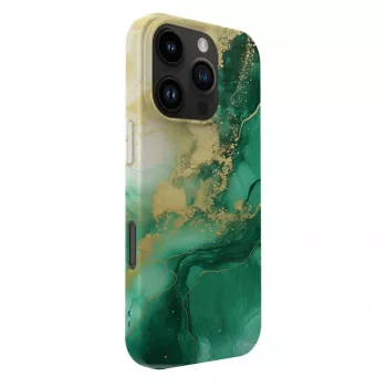 Evelatus coque Slim avec MagSafe Custom Print Design pour Apple iPhone 16 Pro verte