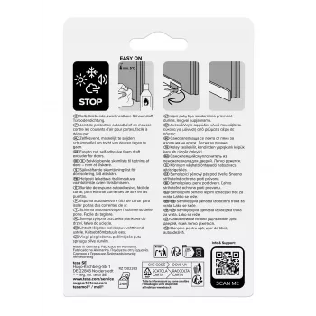 Ruban d'étanchéité Tesa moll INSULATION marron 6 m x 9 mm x 4 mm (05422-00101-03)