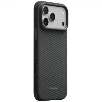 Coque PITAKA Summa pour iPhone 18 Pro Max / 17 Pro Max noir-gris