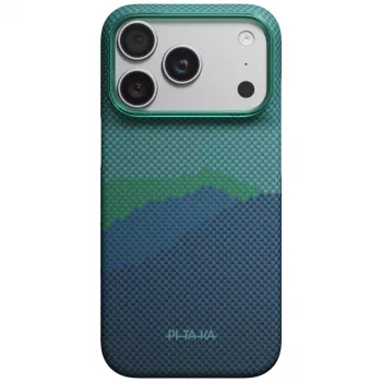 Coque MagSafe PITAKA Edge Case Over the Horizon pour iPhone 18 Pro / 17 Pro - Summer Noon
