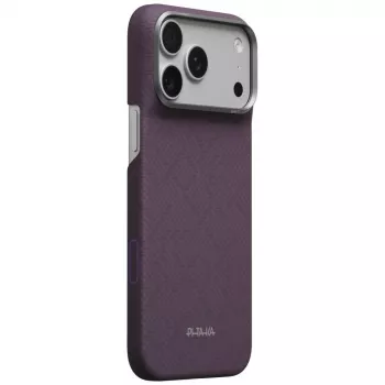 Coque PITAKA Edge Case PTKWeaving-Charoite MagSafe pour iPhone 18 Pro Max / 17 Pro Max - Charoite Purple
