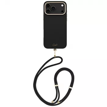 Coque de charge magnétique UNIQ Coehl Mirelle pour iPhone 17 Pro Max, ébène