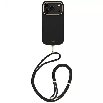 Coque de charge magnétique UNIQ Coehl Mirelle pour iPhone 17 Pro, ébène